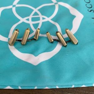 RARE Kendra Scott Antique Brass Billie Ear Climber